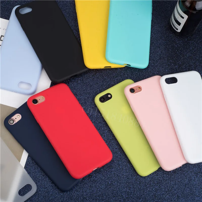 Роскошный мягкий матовый чехол s для iPhone 7 plus 8 6 6s X XS max XR 5 5S SE противоударный ТПУ