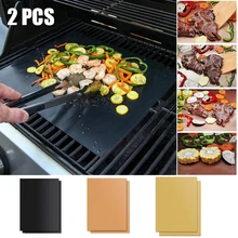 Bbq-Grill-Pads Tools Cooking-Plate Ptfe Party-Grill Non-Stick for Mat Reusable 40--33cm