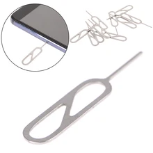 10 pçs metal sim cartão bandeja remoção ejetar pino ferramenta chave agulha para iphone para oppo para vivo para xiaomi