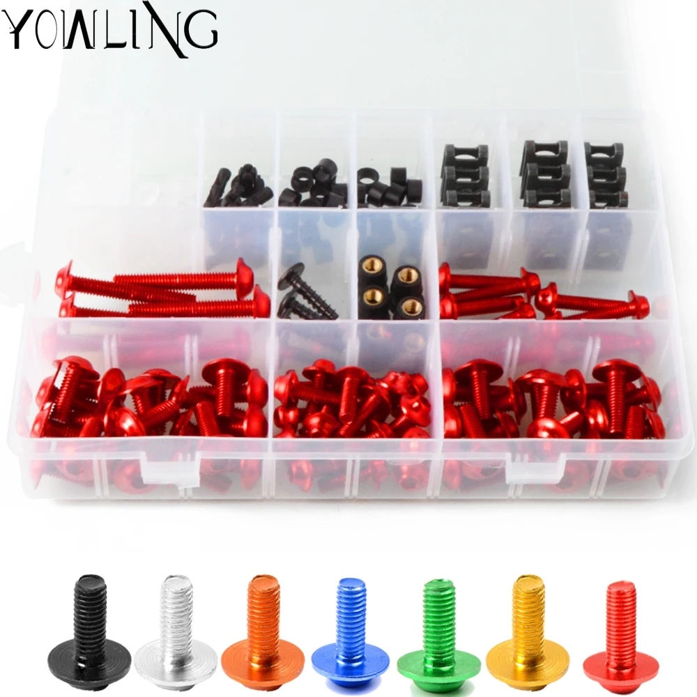 

For HONDA CB1000R 2008-2018 2017 2016 2015 Motorcycle Fairing Body Bolt Kit Screw Spire Speed Fastener Clip Nut Mounting Nut