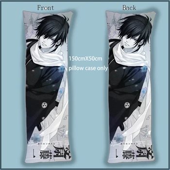 

Hakuouki ShinSenGuMiKiTan saitou hajime Anime Dakimakura Body Pillow Case Cover