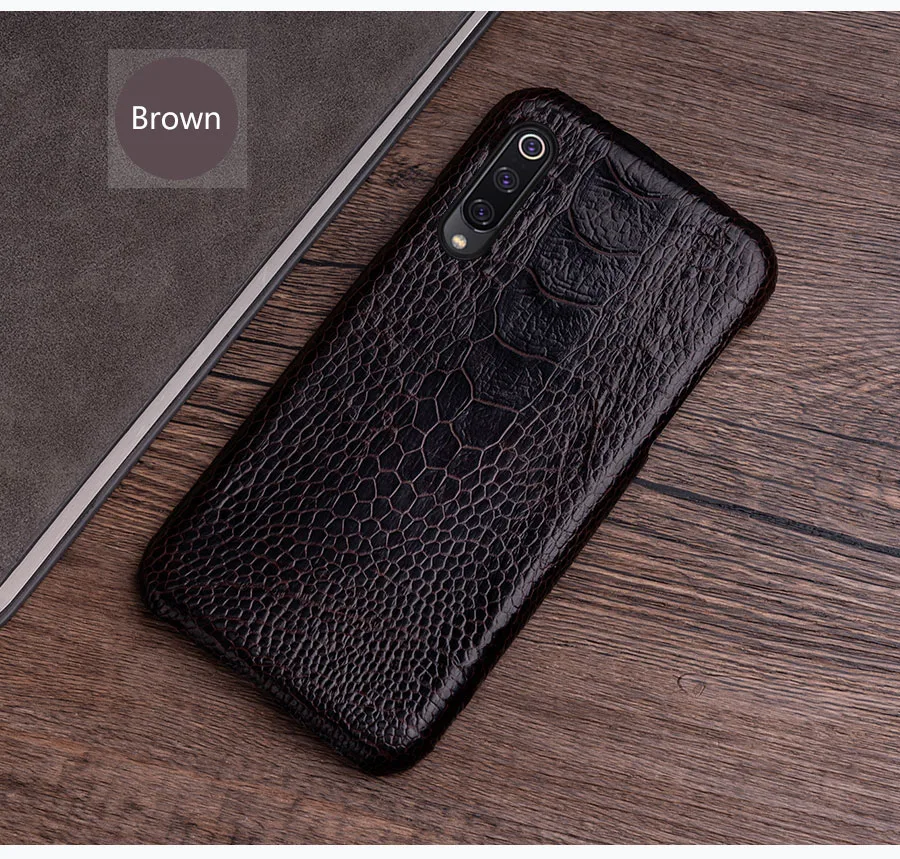 Чехол для телефона для Xiaomi mi 8 9se9T A1 A2 A3 lite Max 2 3 mi x 2s 3 Poco F1 натуральный страусовый кожи для Redmi Note 4 4x 4A 5 6A 7A Pro