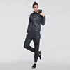 VANSYDICAL Sauna Suit Mens Womens Gym Clothing Set Hoodies Pullover Sportswear Running Fitness Weight Loss Sweating Sports Suit ► Photo 3/6