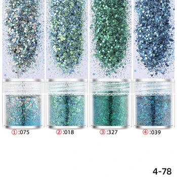 

Hexagon Glitter Sequin Mix Set Christmas Party Shining Embellishment For Resin Crafts UV Resin Pigment Festive Jewelry Tools