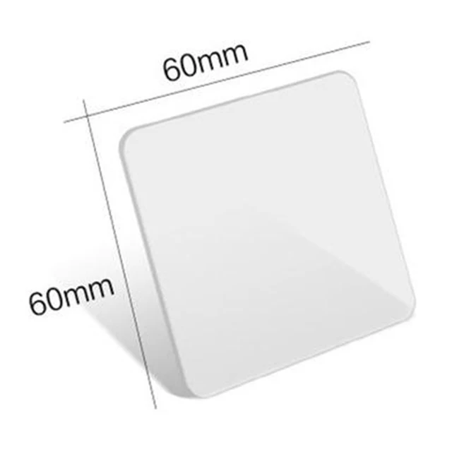 100/5Pcs Powerful Non-Mark Sticker Photo Wall Auxiliary Double-Sided Pendating Fixed Two-Sided Bathroom Waterproof Viscose Tape 60x60mm