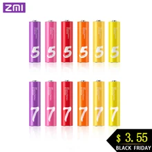 ZMI ZI7 ZI5 AAA AA 700mAh 1800mAh 1,2 V Ni-MH аккумулятор ZMI power Bank