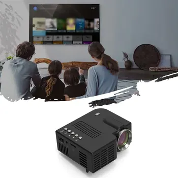 

UC28C Portable Projector Wired Same Screen Hd Home Projector Mini 3D Projector Mini Movie Video Projector