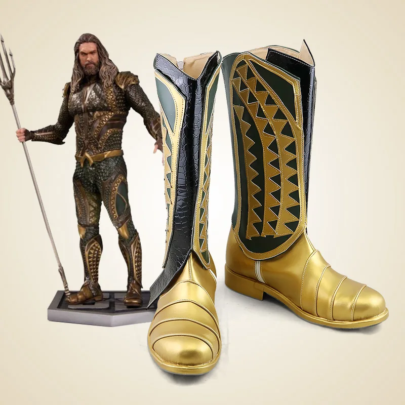 Обувь для косплея «Aquaman Arthur Curry»; обувь для косплея на Хэллоуин; обувь для мужчин и женщин с героями мультфильмов