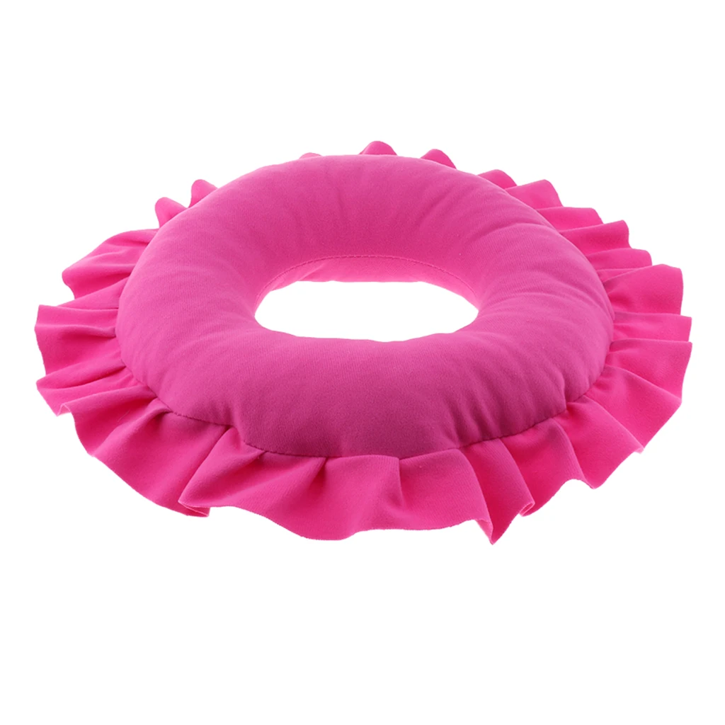 Lightweight Comfortable Foam Beauty Salon Face Massage Pillow for Beauty SPA Salon Table Bed Red