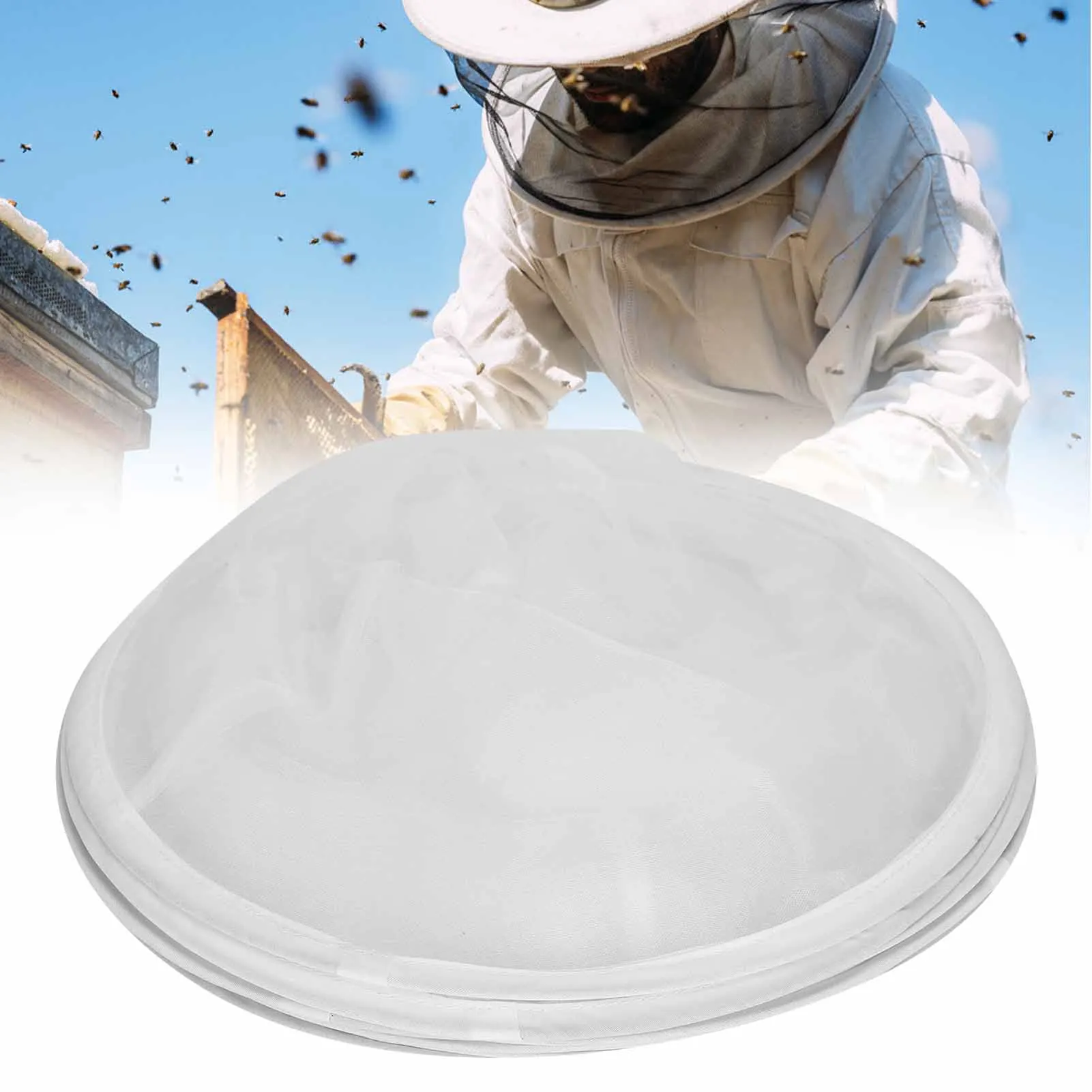 10Pcs Nylon Cone Honey Filter filtration Mesh Red Wine Residue Filtration Net Cloth Reptiles Living Box Beekeeping Equipme