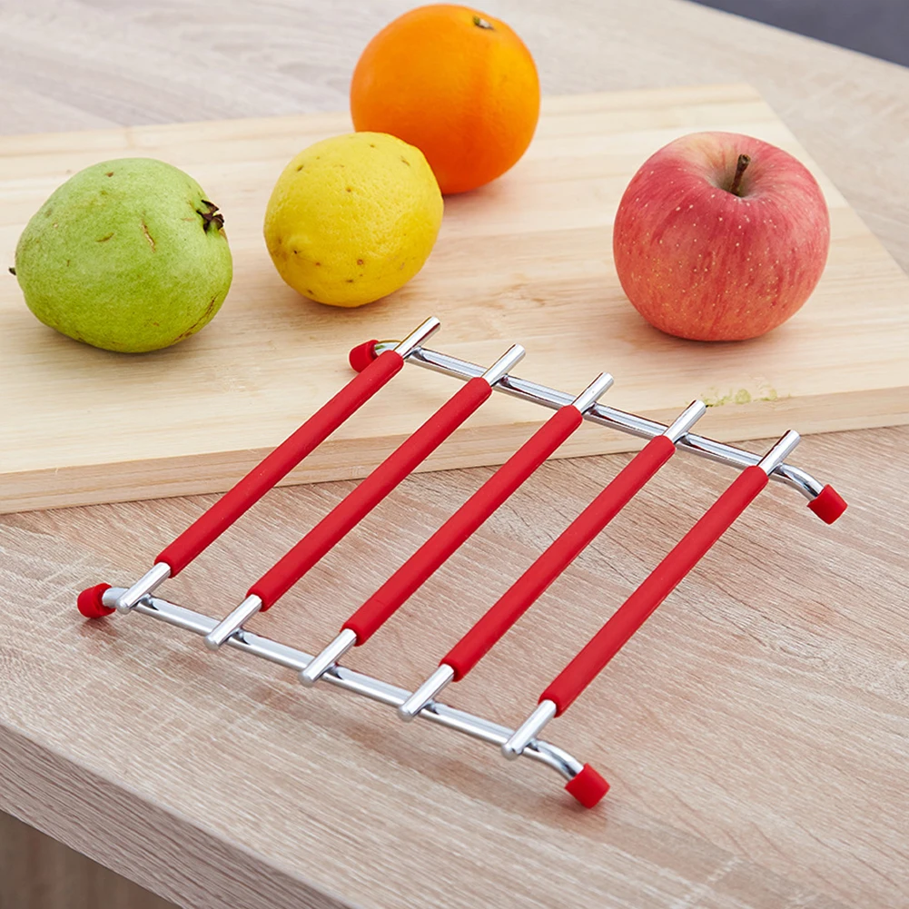 Coaster Potholder квадратный держатель Pad теплоизоляция из нержавеющей стали Trivet коврик