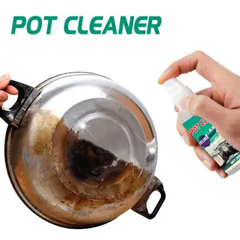 

30ml Kitchen Pot Cleaner Rust Cleaner Spray For Kitchen Dirt Removed Charred Stainless Steel Rust Remover Kitchen Accessories
