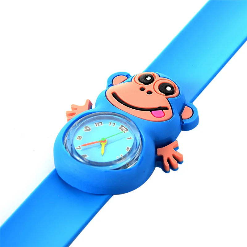 Детские часы с обезьяной, силиконовые детские часы, Детские Спортивные кварцевые наручные часы, креативные милые детские часы, Рождественский подарок