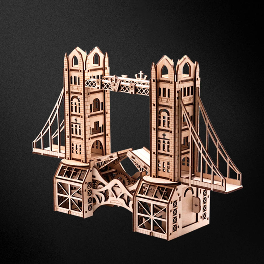 3D Diy Сборные игрушки модель Лондонский Тауэрский мост деревянные механические Пазлы DIY Сборная модель Новинка