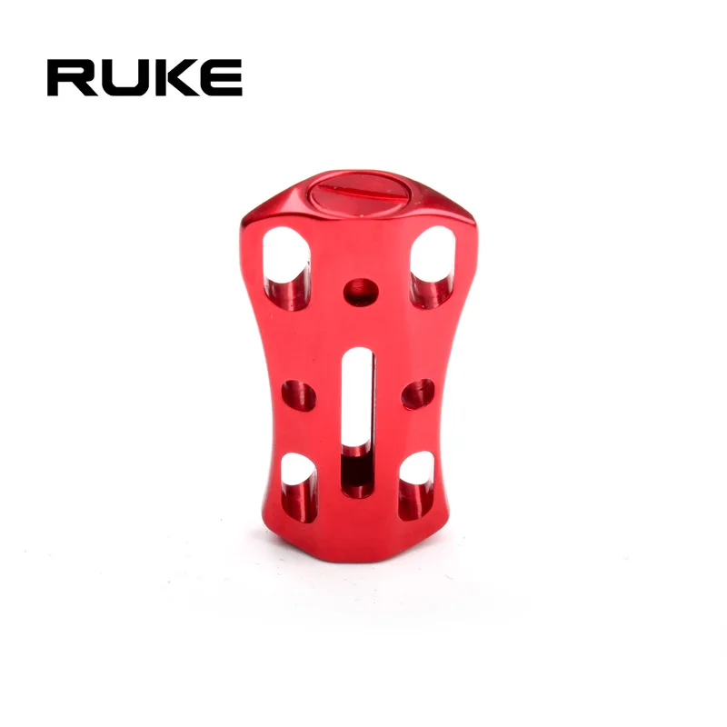 RUKE 1pc Fishing Reel Handle Knob Alloy Aluminum Materails 6.8g/pc DIY Accessory Include 2pcs Bearings Suit D/S Reel DIY Accesso