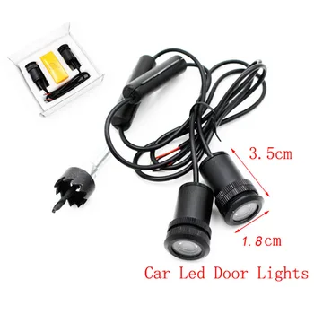 

LED car door light logo laser for toyota lada 2019 Chevrolet Skoda Opel Hyundai BMW Honda Benz Kia audi welcome light dc 12v