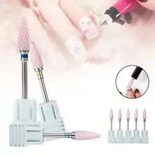 Мини-керамическая шлифовальная дрель для дизайна ногтей, электрическая маникюрная мельница