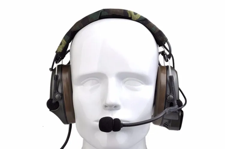 Z-tac Comtac-I/C1 звукосниматель шумоподавление тактическая гарнитура Airborne COMTAC Z054 ZCOMTAC ICH Тактический шлем и военная гарнитура