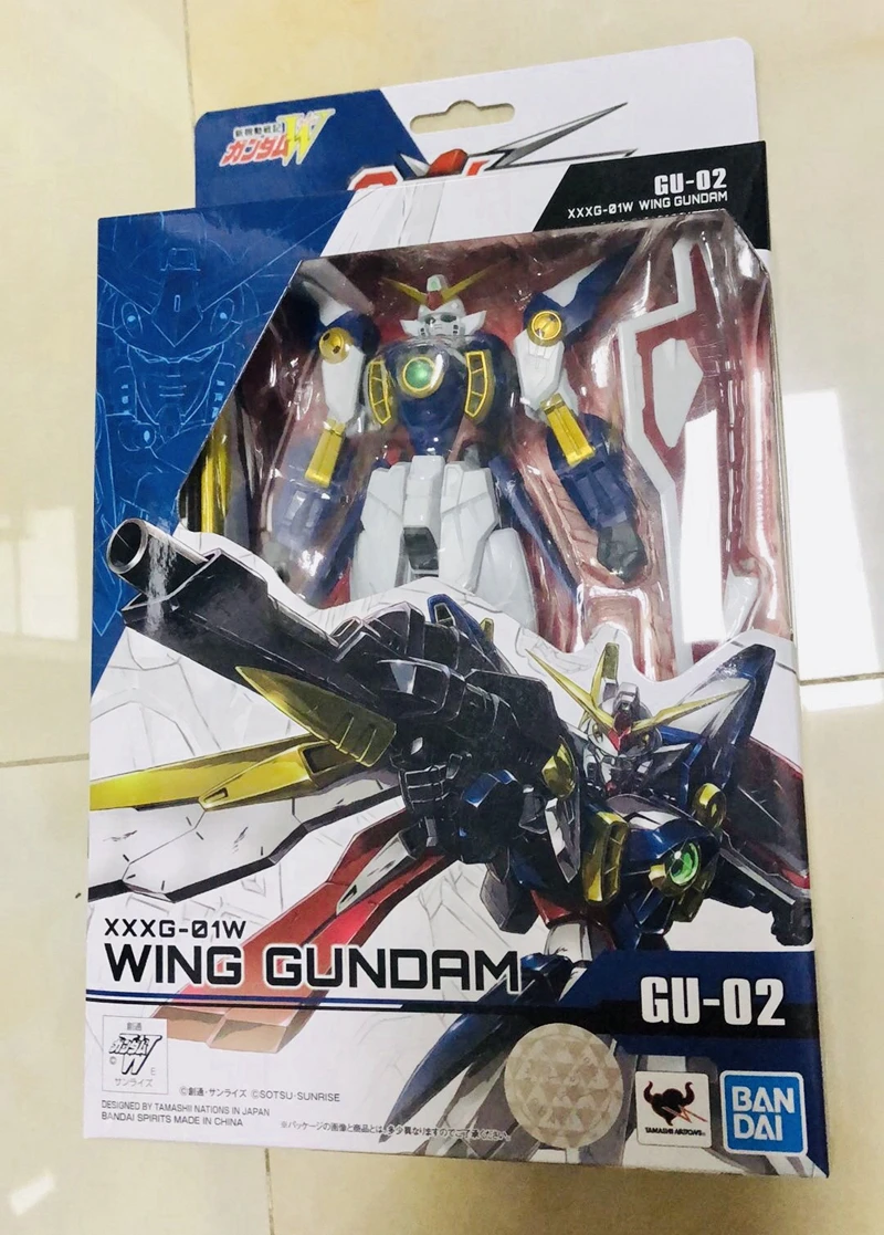 Bandai Gundam Вселенной GU воина гундама Yuanzu Единорог крыльев бабочки на готовой продукции ПВХ figma модель игрушка кукла аниме Рисунок - Цвет: 02