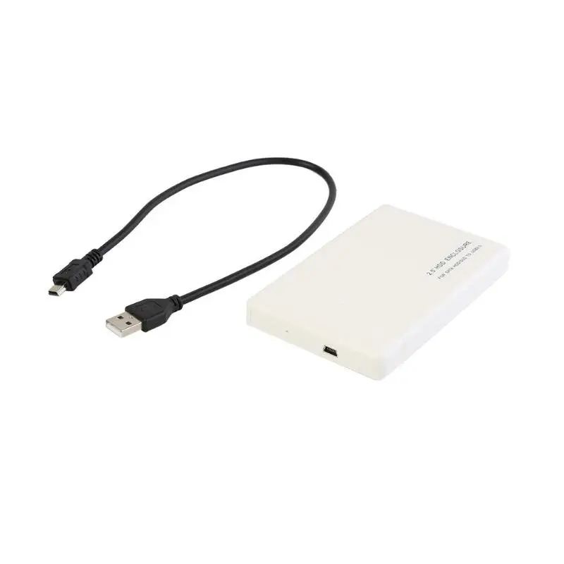 2,5 дюймов HDD SSD чехол SATA к USB 2,0 адаптер бесплатно 5 Гбит/с Корпус жесткого диска Поддержка 2 ТБ HDD диск для WIndows Mac OS