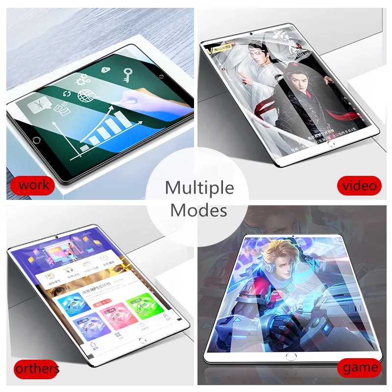 2021 New Tablet Matepad Pro 10.1 Inch 6GB+128GB Big Memory 4G Calling Tablet Wifi Full Screen Android 10-core 4G Dual SIM Card