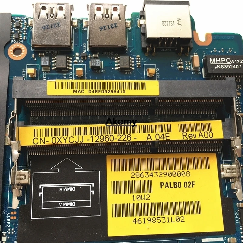 Для dell Alienware M14x R1 материнская плата P18G LA-6801P CN-0KNF1T 0KNF1T KNF1T GT555M GPU материнская плата для ноутбука протестированная работа