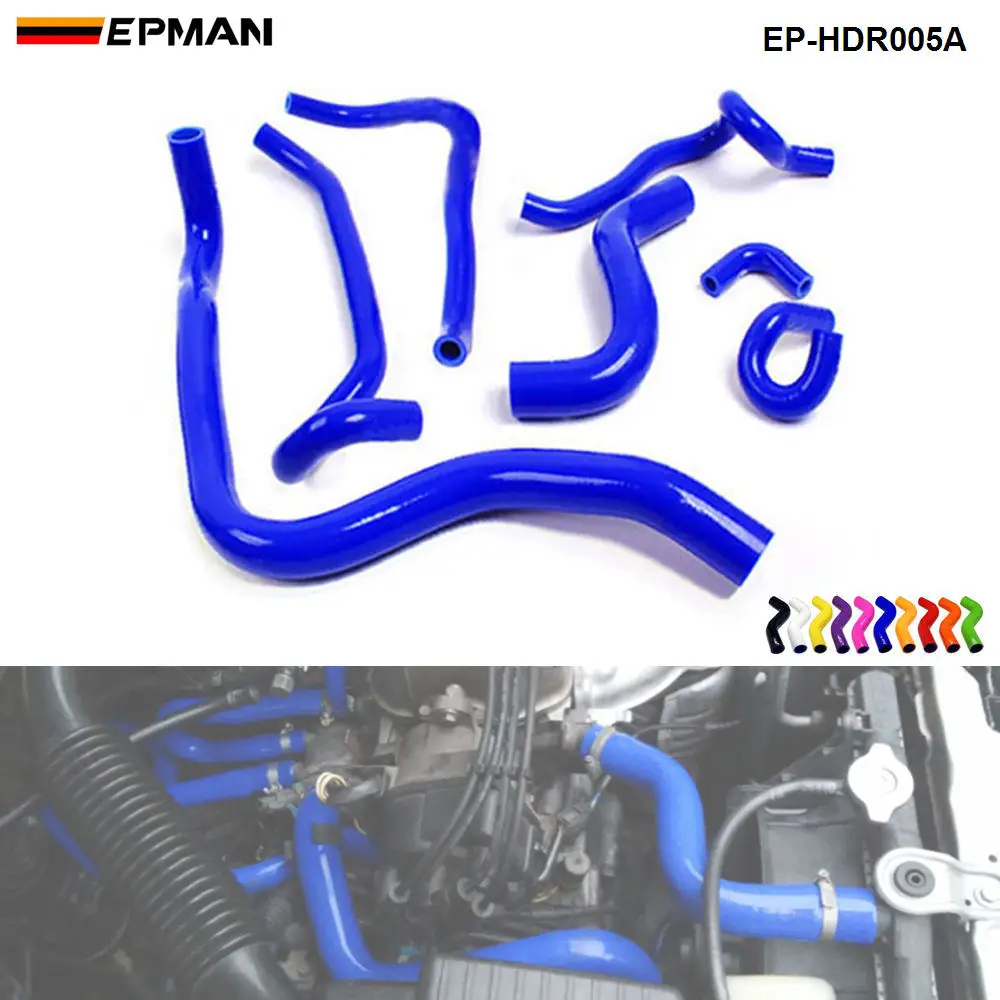 Гоночный силиконовый турбоохладитель комплект шлангов радиатора 7 шт. для Honda Accord