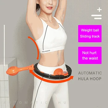 

Auto-Spin Hoop Smart Counting Loop Adjustable Slimming Exercise Removable Hoop L5