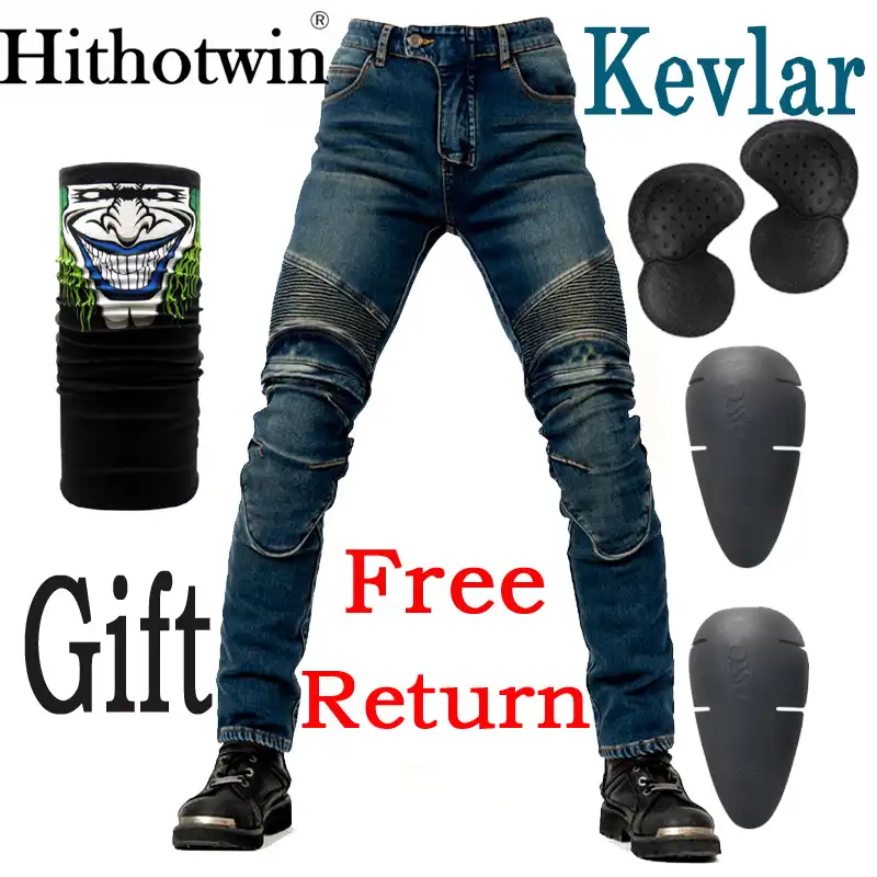 Kevlar Windproof Winter Warmer Motorcycle Trousers Casual Men S