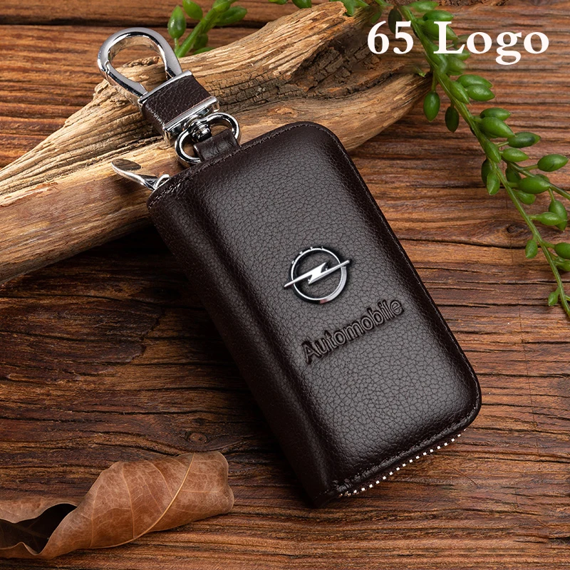 

Leather Car Logo Key Cover Key Case For VW BMW Nissan Benz Lexus Skoda Hyundai KIA Renault Mitsubishi Toyota Car Accessories