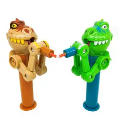 Креативный трюк леденцы держатель робот-динозавр форма декомпрессионная игрушка подарок