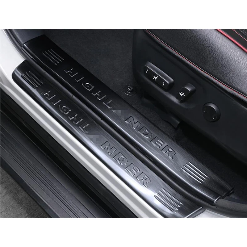 Для Toyota новая дверь для Highlander sills внутренняя отделка из нержавеющей стали приветственные педали декоративные аксессуары