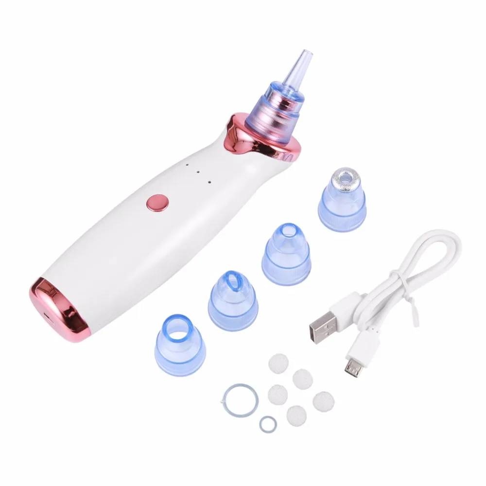

Blackhead Black Head Remover Nose Facial Cleansing Vacuum Suction Pore Cleaner Spot Acne Pimple Remover Face Skin Care Tool