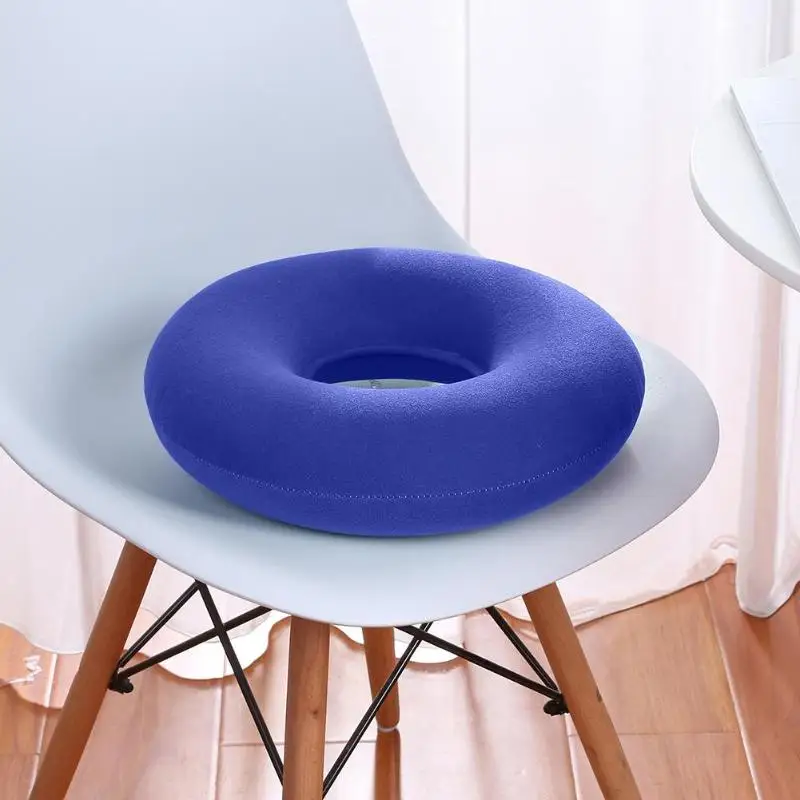 

Inflatable Vinyl Ring Round Seat Cushion Medical Hemorrhoid Pillow Donut Free Pump Rubber Inflatable Seat Pad