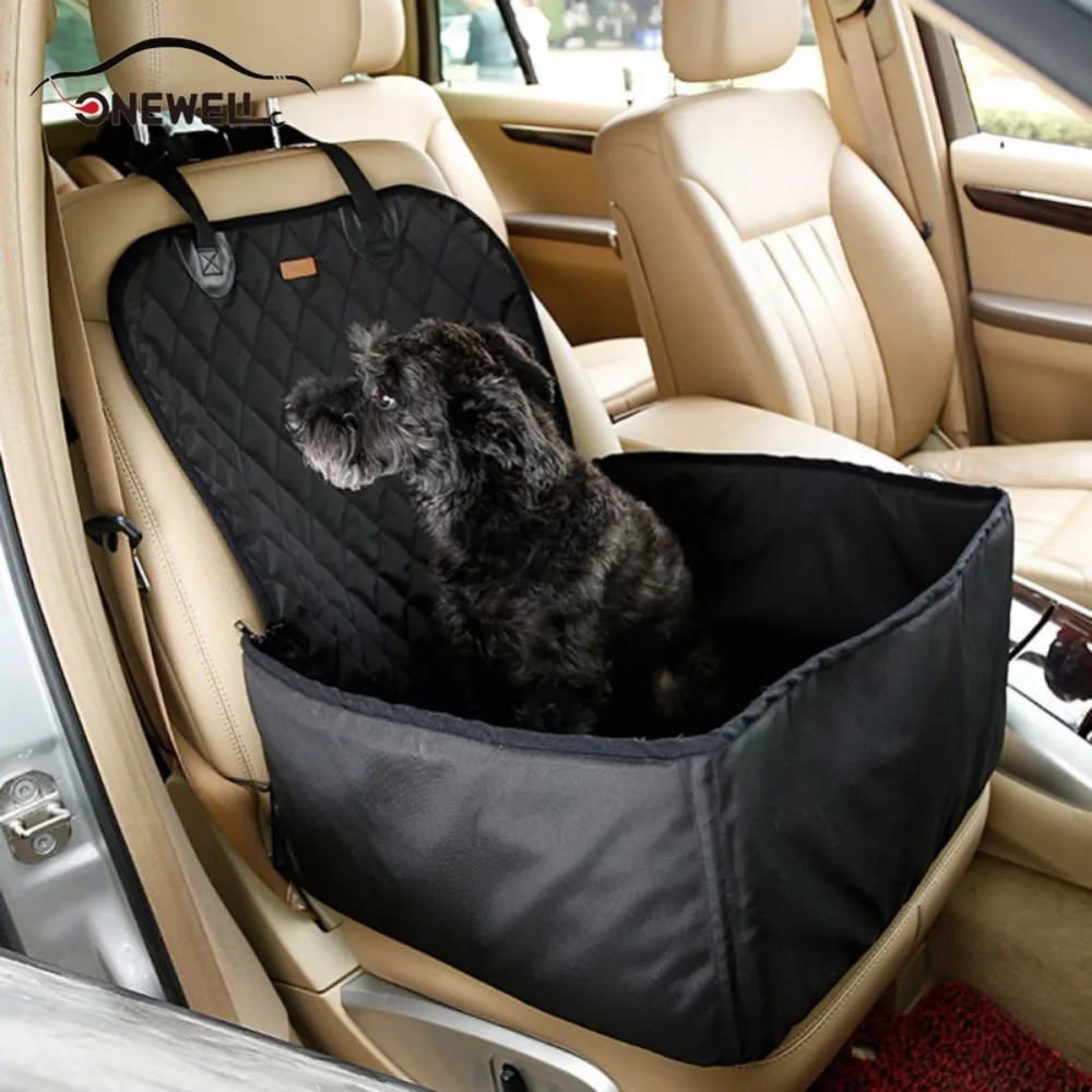 

ONEWELL Waterproof Dog Pet Car Carrier Carry Storage Bag Booster Seat Cover 2 in 1 Carrier Bucket Basket more luxurious vl