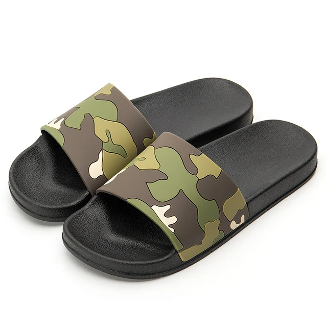 camouflage slippers