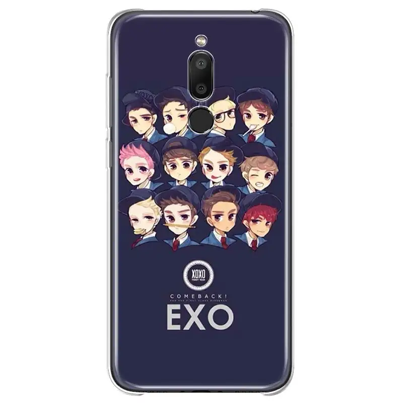 EXO band k-pop kpop жесткий пластиковый чехол для Meizu M6T 16 16X16 th 16S 16Xs чехол для телефона Fundas Capa Couqe