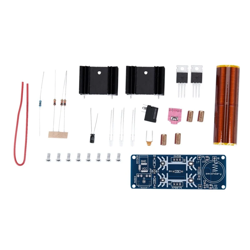 

Mini Music Tesla Coil Plasma Horn Speaker Single Tube Self - excited Tesla Coil ZVS