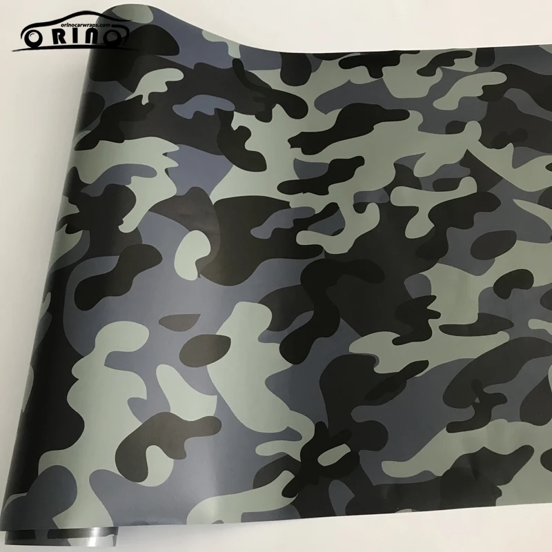 Black Green Camouflage Vinyl Wrap Sticker-1