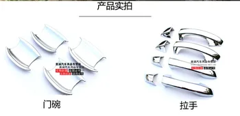 

High-quality ABS Chrome Car Outer Door Handle Cover Door Bowl Protection Covers For Volkswagen Teramont 2017-2019 Car Styling