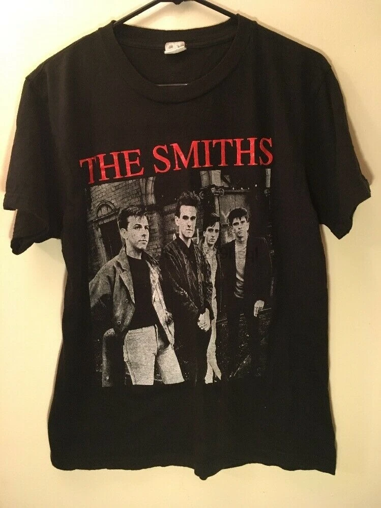 VTG The Smiths группа рубашка Morrissey Cure Rock Meat Is Murder панк бумага тонкая | Мужская одежда