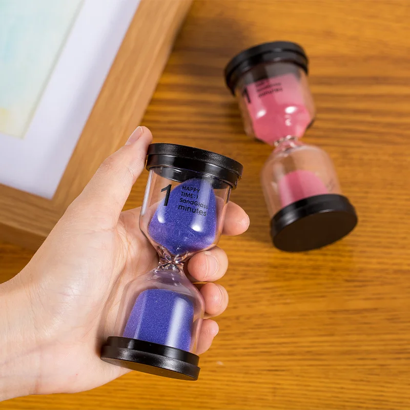 Creative 1 minute hourglass timer Sandglass glass ornaments home decoration crafts