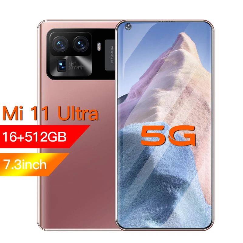 Xiaomi-teléfono inteligente Mi 11 Ultra versión Global, móvil desbloqueado de 7,3 pulgadas, 16GB + 512GB, 24 + 48MP, 4G, 5G, Android