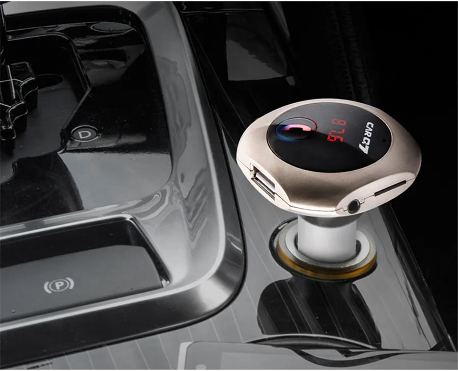 Автомобильный MP3 аудио плеер Bluetooth fm-передатчик беспроводной fm-модулятор автомобильный комплект свободный Ручной ЖК-дисплей USB зарядное устройство для iPhone samsung
