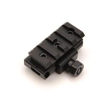 

Hunting Tactical Rifle Scope Mount Base 4 Slot Low Riser Picatinny Rail With Spirit Bubble Level Increase Level Bracket Weaver