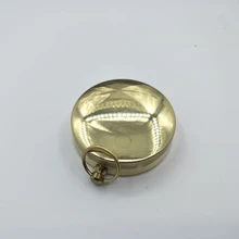 Золотой цвет Портативный Компас для кемпинга походный карман Латунь Медный Компас Навигация с Noctilucence Displa