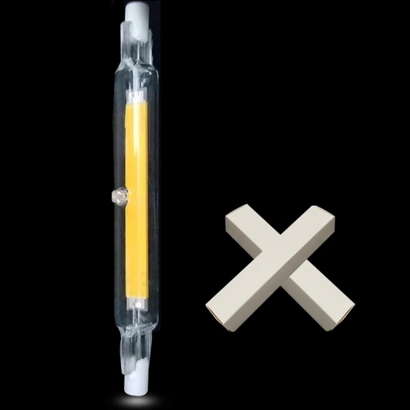 Диммируемый R7S Led Cob 10 Вт 118 мм светодиодный светильник лампы заменить галогенные лампы