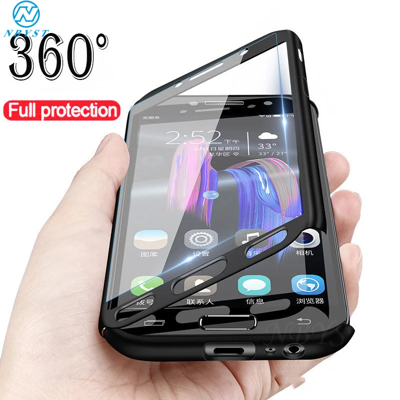Чехол с полным покрытием 360 градусов для Samsung Galaxy J4 J6 A6 A8 Plus J2 Core J3 J5 J7 Prime A7 A9 2018 A3 2016