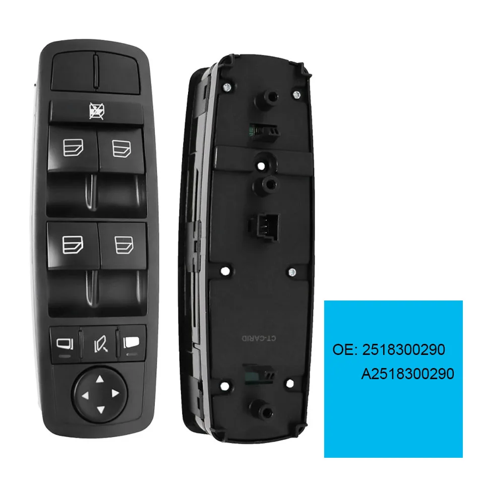 Переключатель Стеклоподъемника для Benz W164 GL320 GL350 GL450 ML320 ML350 ML450 ML500 R320 R350 2518300290