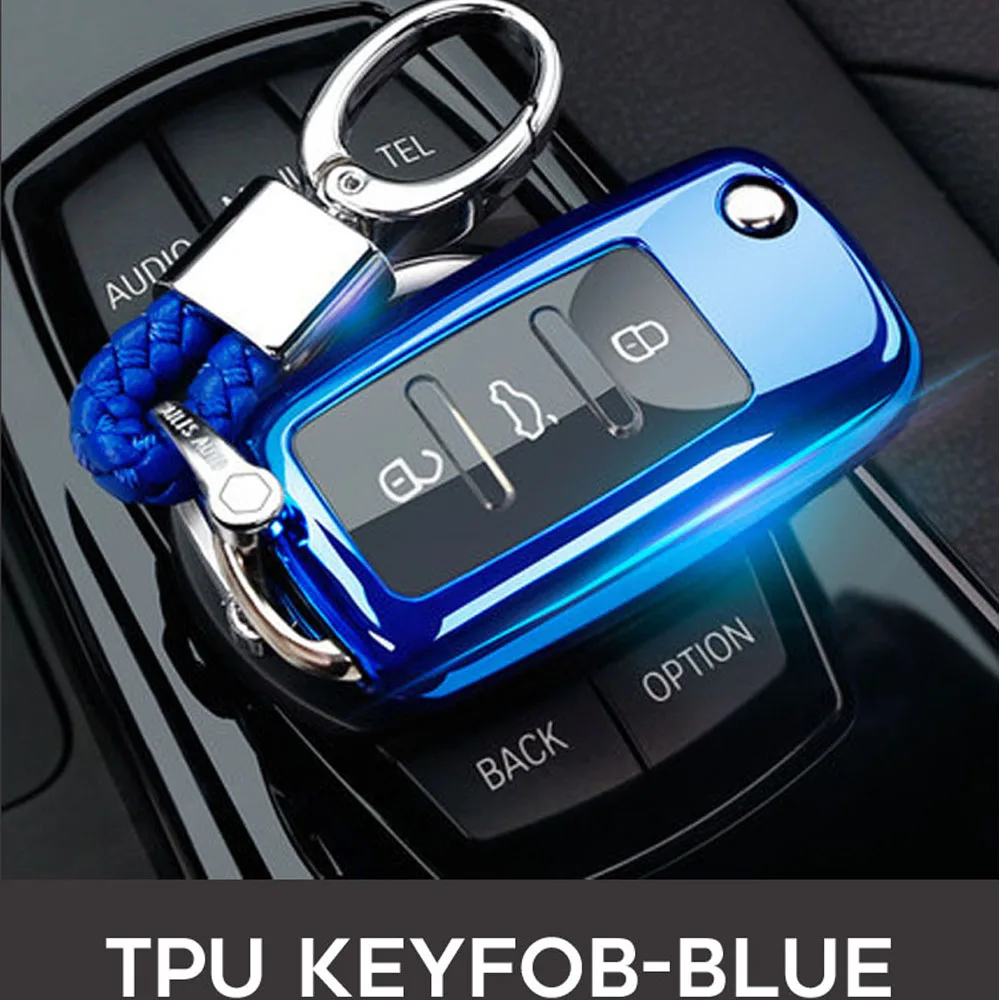 ТПУ чехол для автомобильных ключей, чехол для Volkswagen VW Passat Golf 6 Jetta Bora Polo Sagitar Tiguan Lavida Santana Touran C-TREK Pad